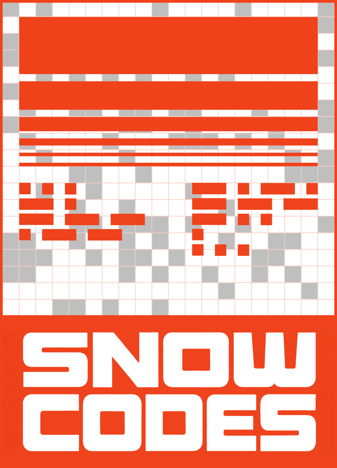 SNOWCODES — affiche